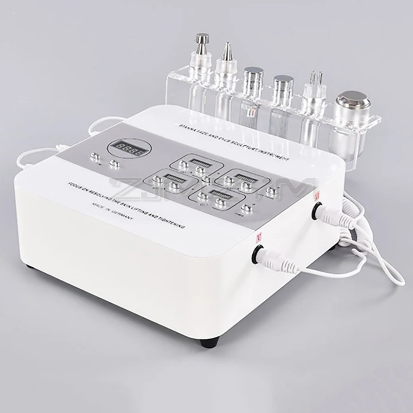 Portable Ultrasound Oxygen Facial Skin Care Beauty machine 6 handles Face and Eyes Sculpture Machine