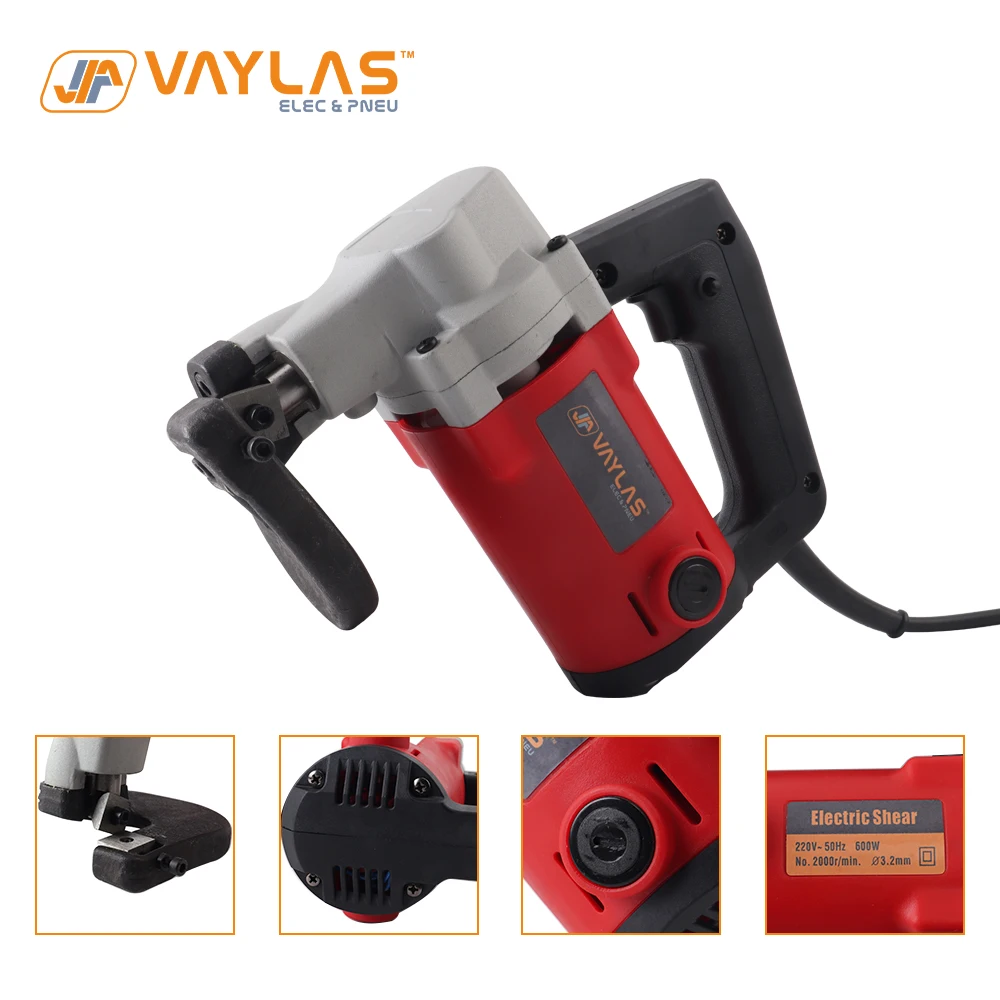 600W Electric Sheet Metal Shear Snip Scissor Cutter 3.2mm Cutting Capacity Secateurs for Cutting Metal Board 2