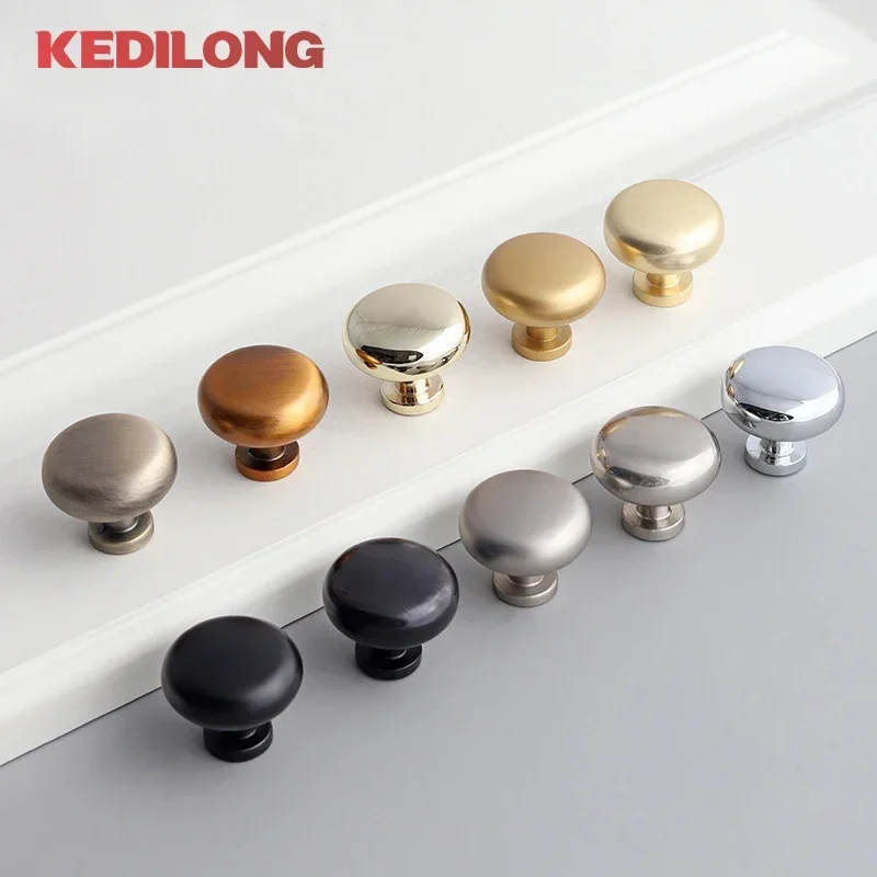 Single hole round twisted zinc alloy Pull knob for kitchen cabinet drawer small furniture handles kitchen door handles