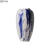 Ink Blue and White Porcelain Ceramic Vase Table Decoration Flower Arrangement Ink Style Flowers Vases Room Aesthetic Decor 6