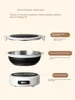 220V 1.2L Portable Electric Cooking Pot Folding Small Multi Functional Dormitory Electric Hot Pot Travel Split Electric Pot 5