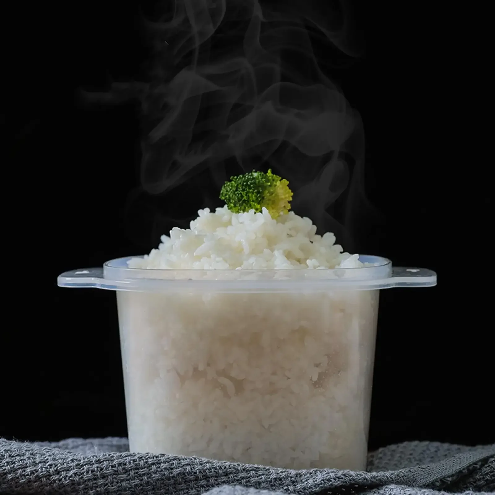 Microwave Rice Cooker Portable Steamer for Home And Office Vegetables
