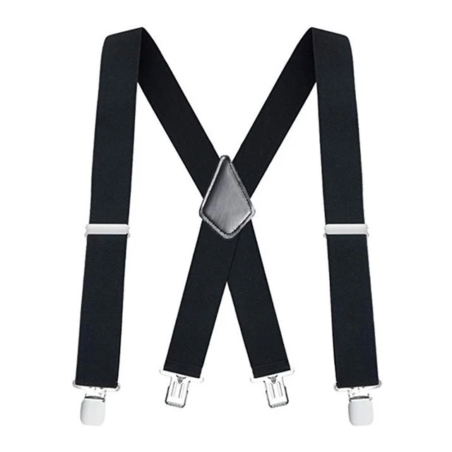 Promotional 25 mm Adjustable Heavy Duty Strap Holder Buckle Black Sliver  Metal Iron Suspender Clip - China Suspender Clips and Adjustable Suspender  Clip price