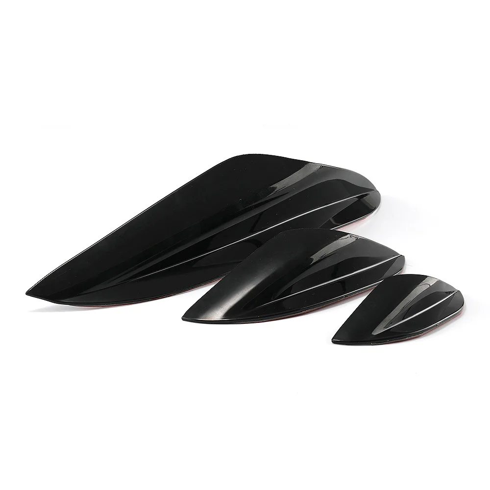 Universal Modified Air Knife Front Lip Front Bumper Air Knife Modified Spoiler Carbon Fiber Carbon Pattern