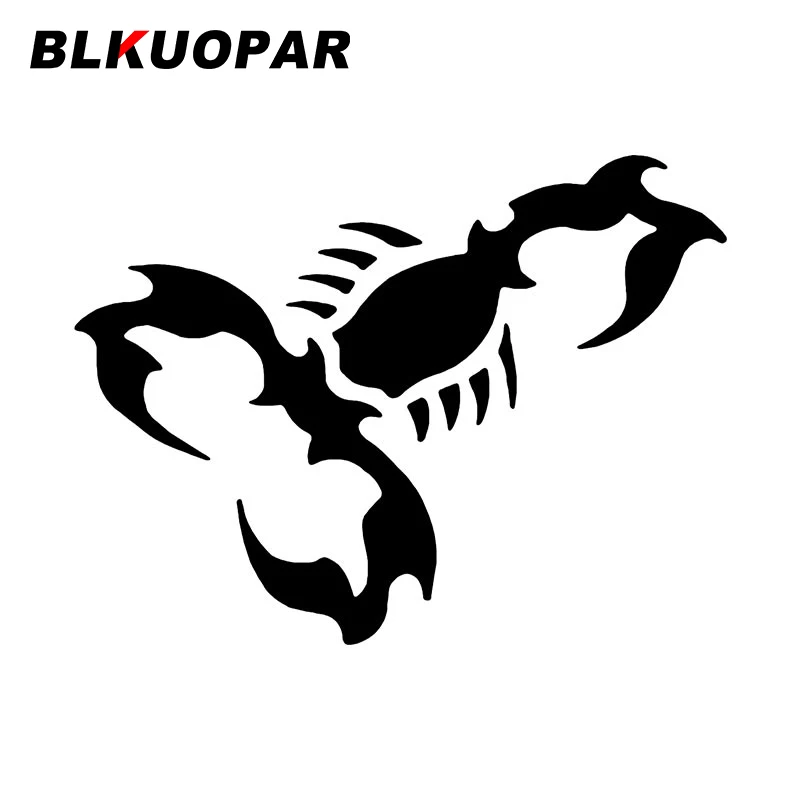 

Автомобильная наклейка BLKUOPAR Scorpion оригинальная модная забавная Водонепроницаемая устойчивая к царапинам автостайлинг