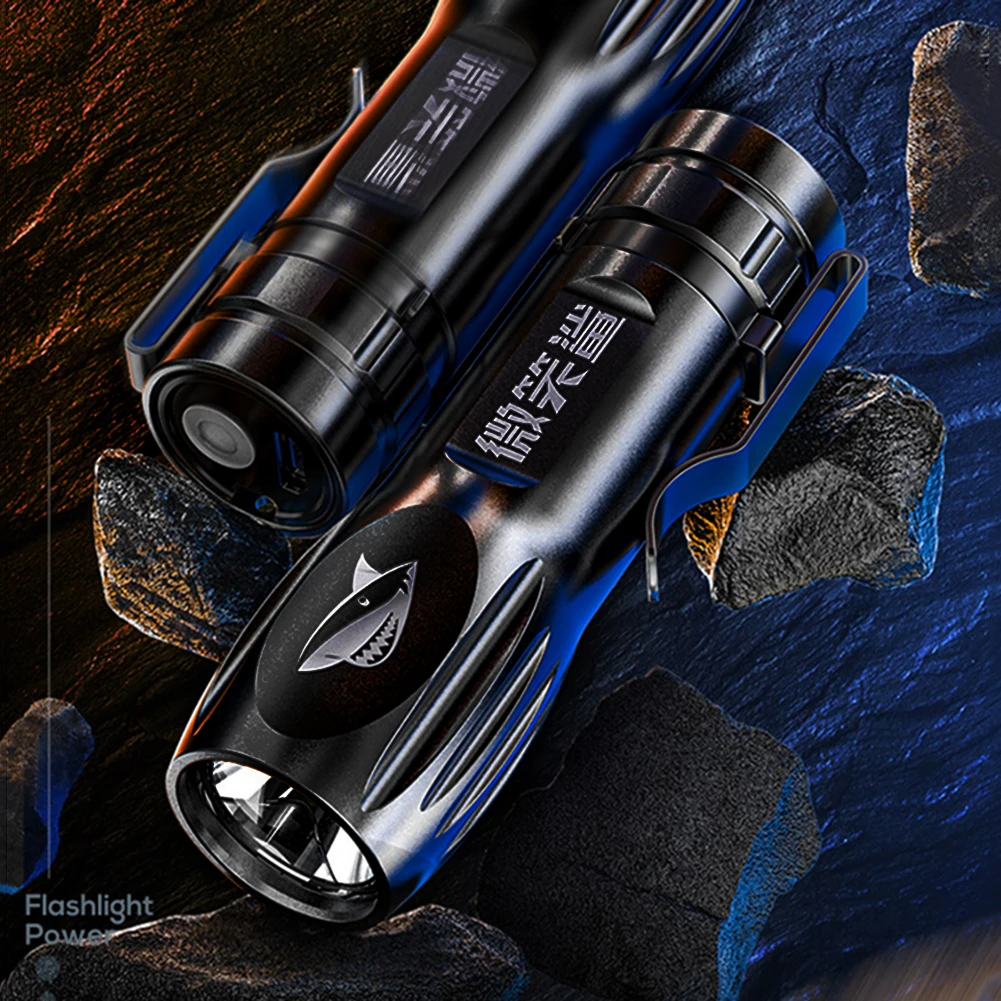 Description Picture 6 of itemHandheld Flash Light Built-in Battery Portable Working Torch Rechargeable IPX6 Waterproof for Outdoor Camping Fishing