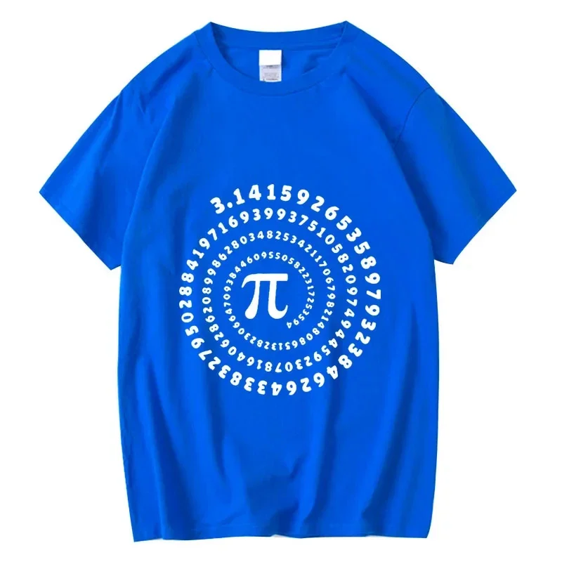 Math Pi Symbol Harajuku T-shirt Fashion women's oversized pattern T-shirt Women's top unisex T-shirt Chemise Homme 4