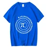 Math Pi Symbol Harajuku T-shirt Fashion women's oversized pattern T-shirt Women's top unisex T-shirt Chemise Homme 4