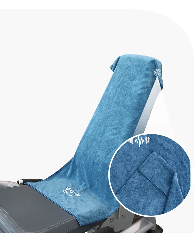 Thicken 40 * 95 cm microfiber gymnastics fitness towel quick dry cooling towel beach running body anti-skid movement sweat 4