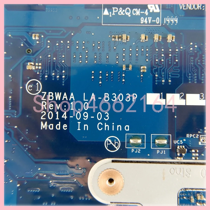 Placa-mãe Portátil para Toshiba Satellite Mainboard Série C50 C55 C55-b5202 La-b303p N2840 Cpu K000891580 100 Testado ok - Imagem 2