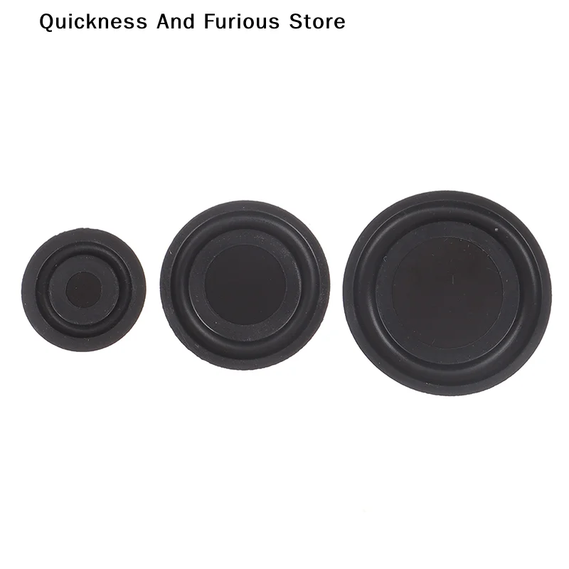 Enhanced Bass Radiator Vibration Membrane Audio Speaker Accessory Set (2 Pack - 30mm, 40mm, 50mm)