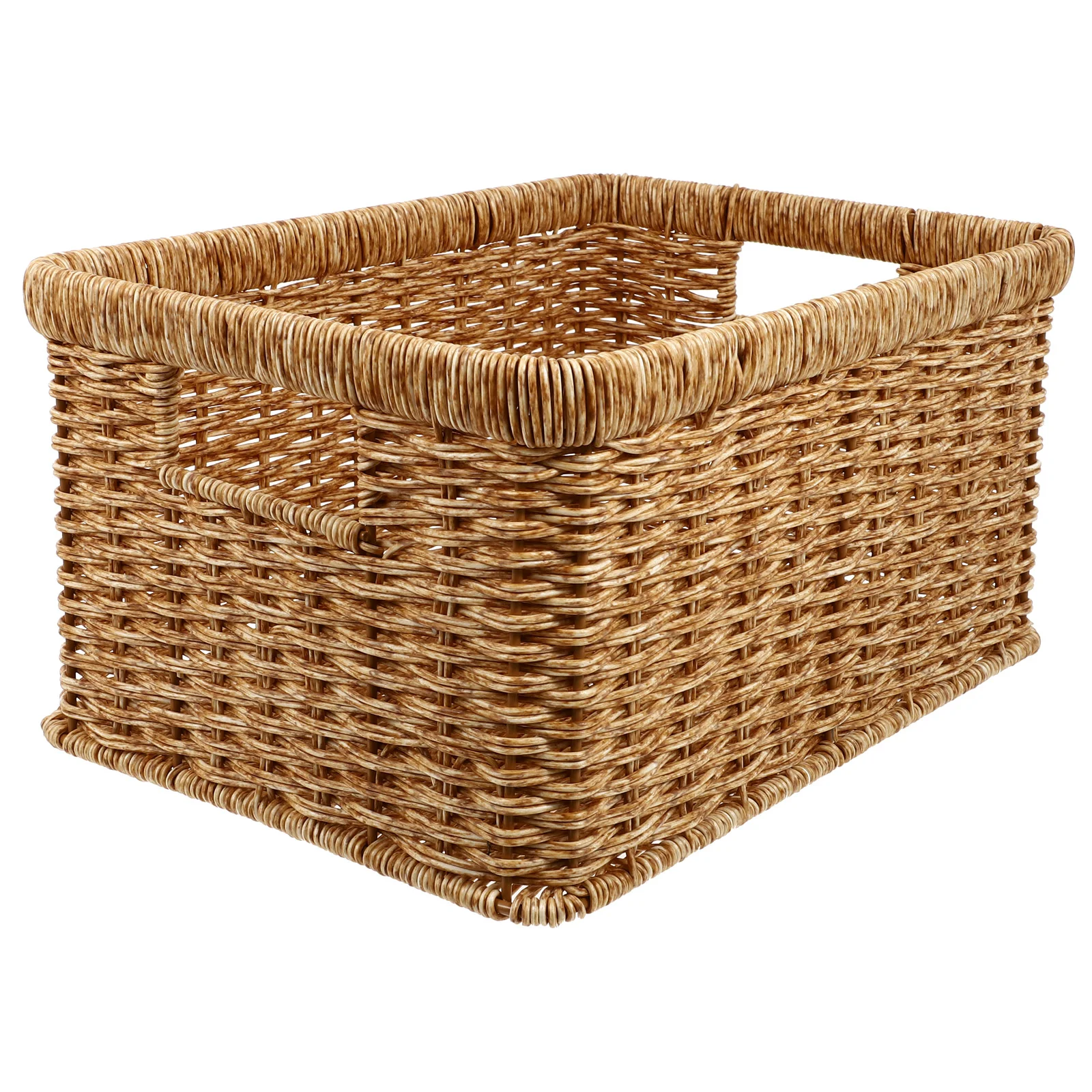 

Storage Baskets Rattan Creative Container Household Home Woven Book Dirty Clothes Holder