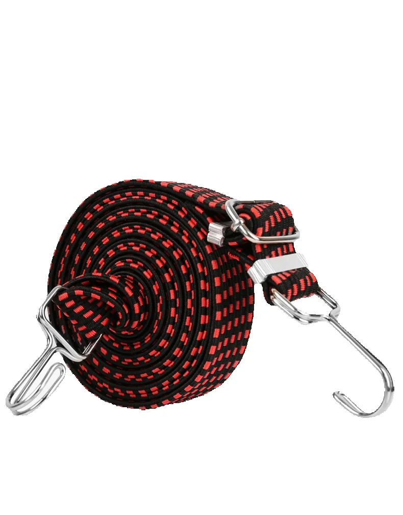 Electric motorcycle strap elastic cow tendon binding hook cargo pulling rubber band rope_voghion.com