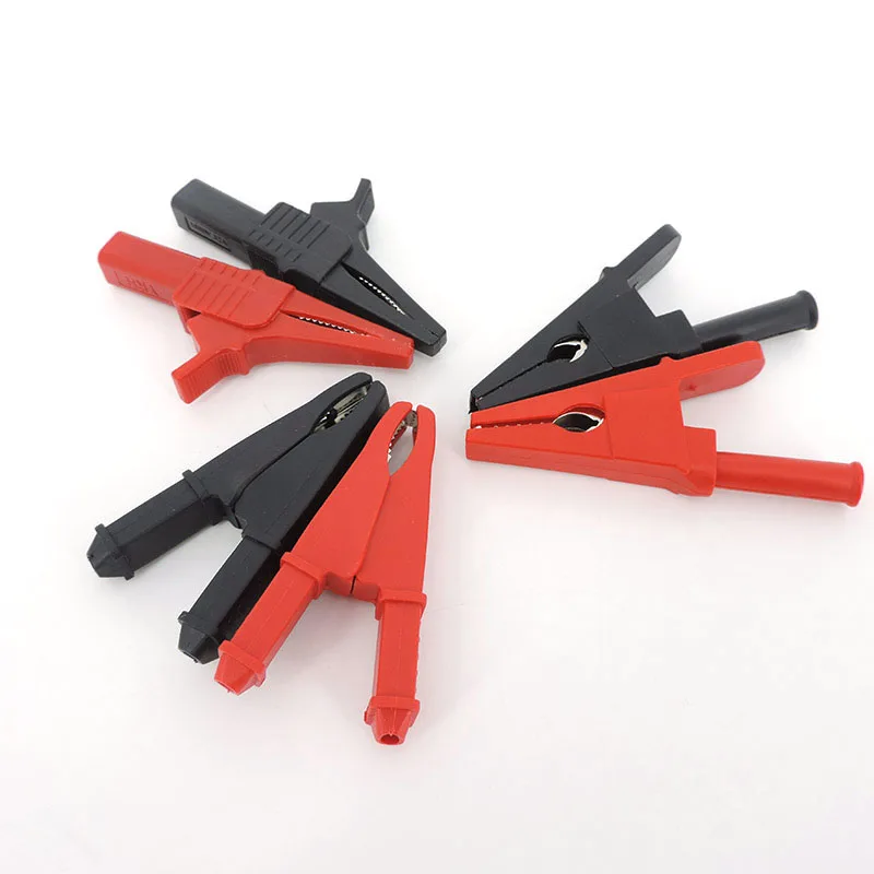 4types 20A 30A 50A Alligator Clip Crocodile Adapter Plug Insulated Probe Clip Test lead for Car Caravan Van Battery