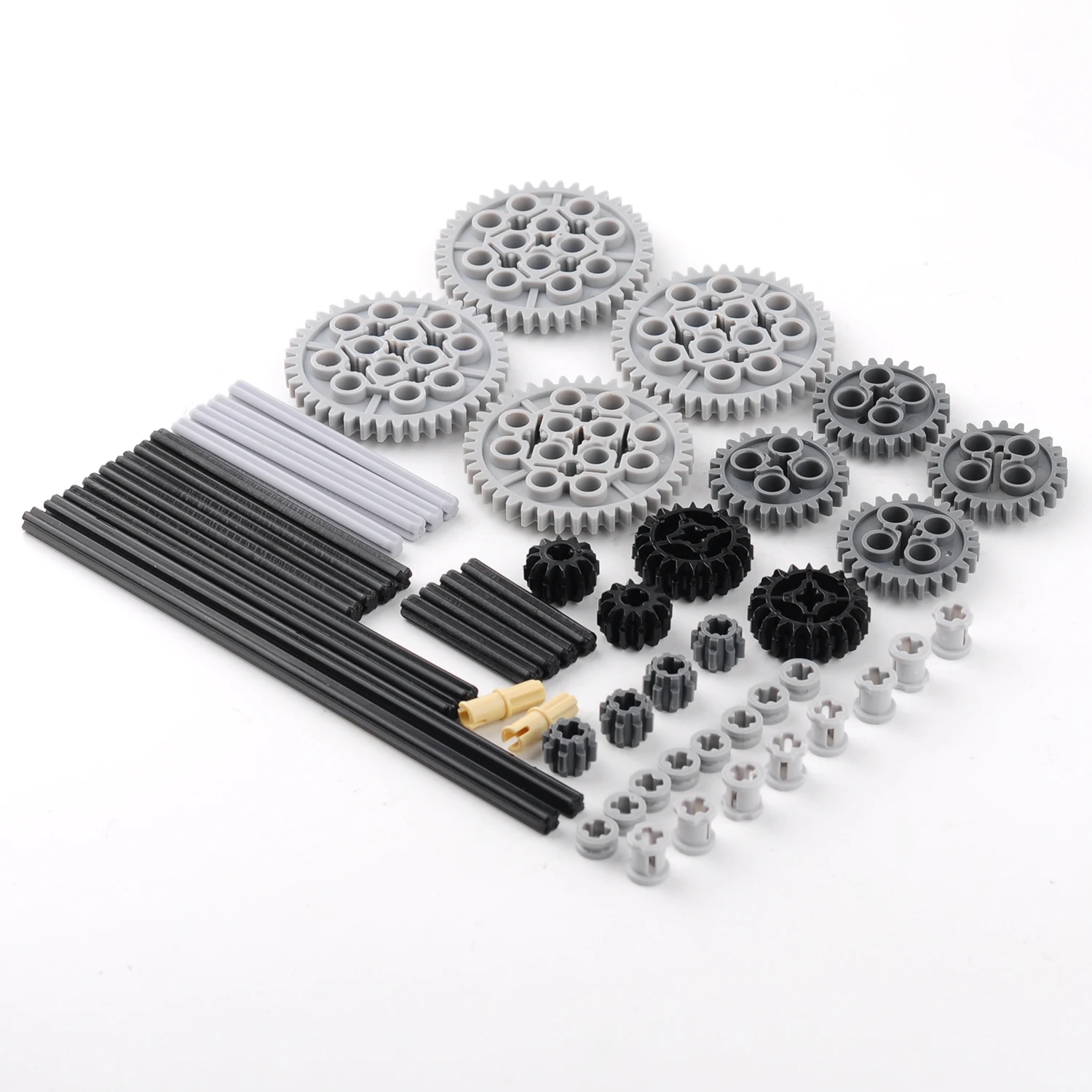 Gear/Axle Technical Building Blocks Tracks Wheels Set Multi-specification Gears Puzzle DIY Toys Accessories MOC Bricks Model