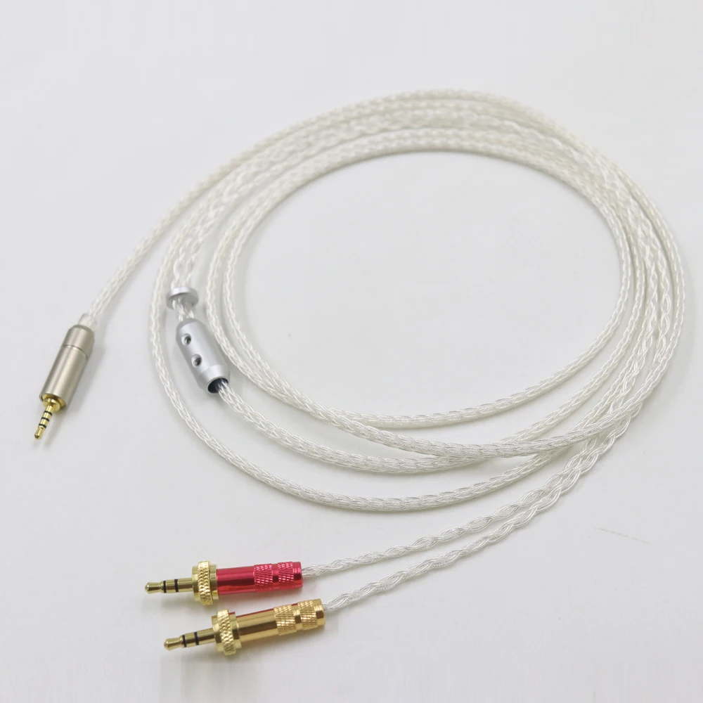 16 Fili Balance Single Crystal Silver Cavi Di Ricambio Per Cuffie Per Sony Mdr-Z1R Mdr-Z7 Mdr-Z7M2