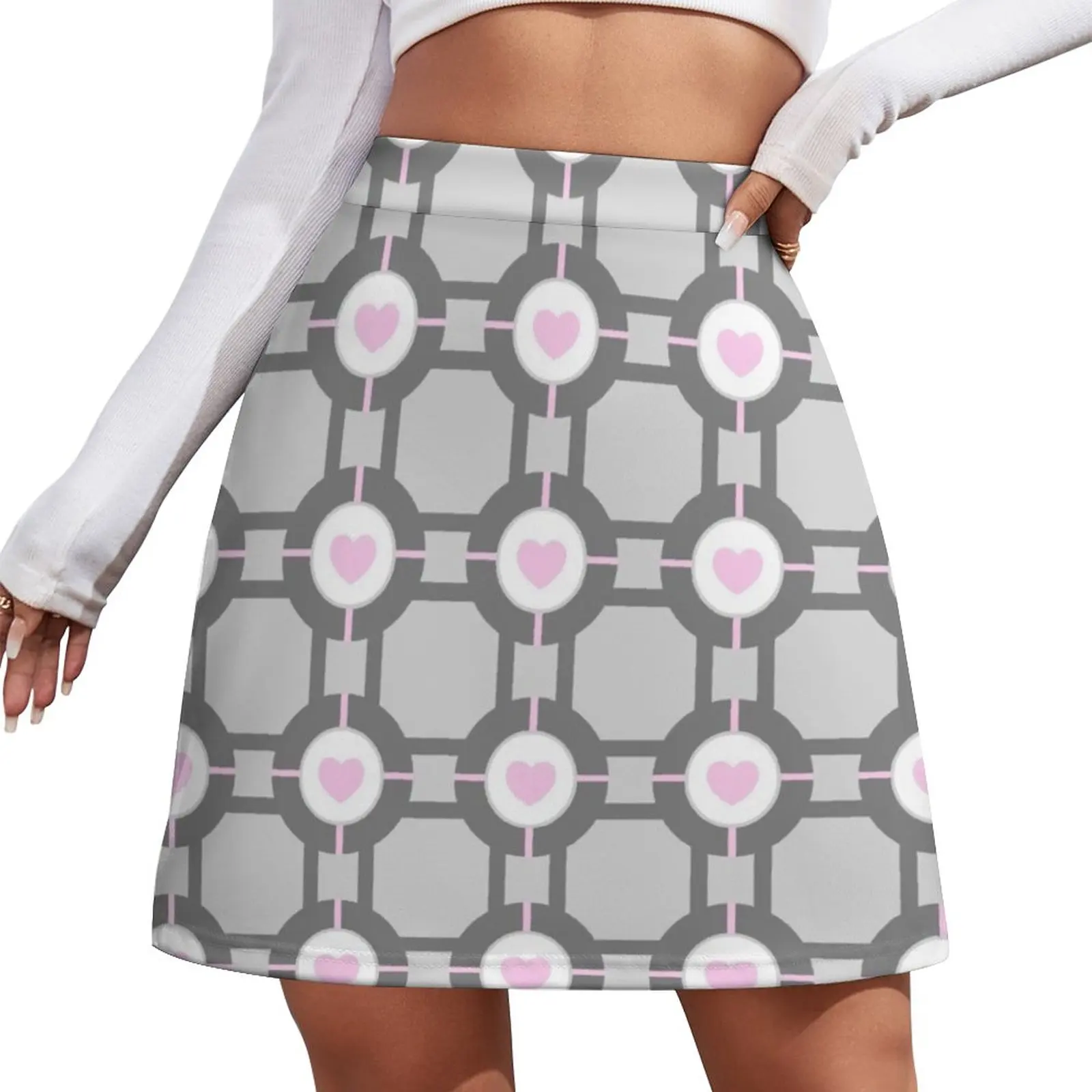 Companion Cube Mini Skirt sexy short mini skirts clothing women summer 2023