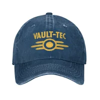 Vault Tec Logo Fallouted Game Sun Бейсболка Унисекс-Дизайн Хип-Хоп Шляпа Летняя Модная Теннис Скейт Горячая Распродажа Бейсболки — изображение 5