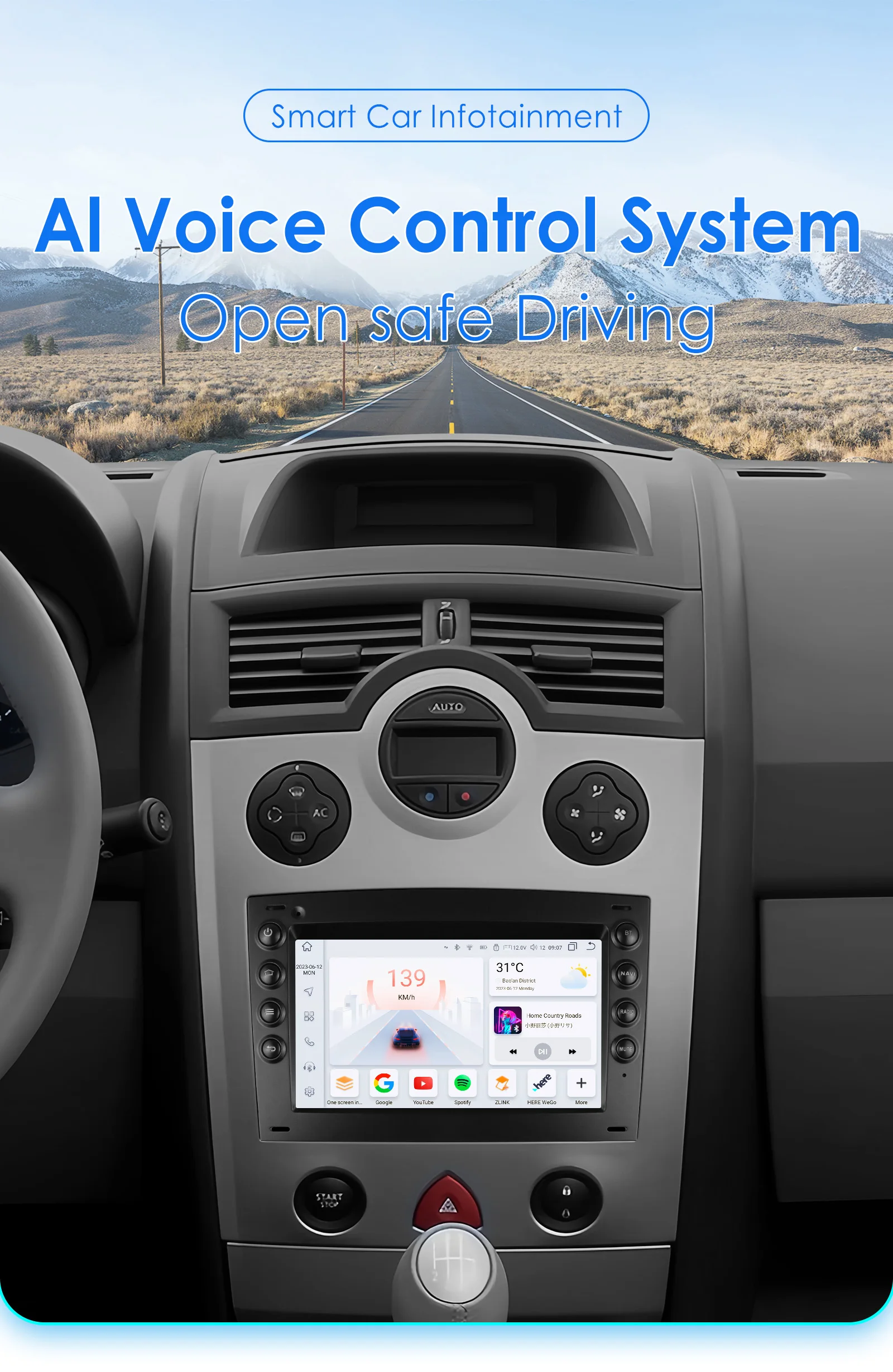 Android Car Radio Player for Renault Megane 2 2002 - 2009