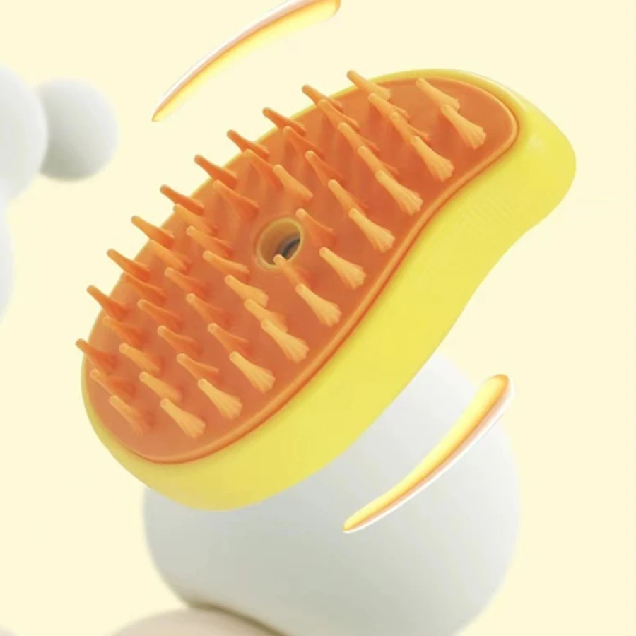 1pc New cross-border mango pet comb cat and dog electric spray brush massage comb 5