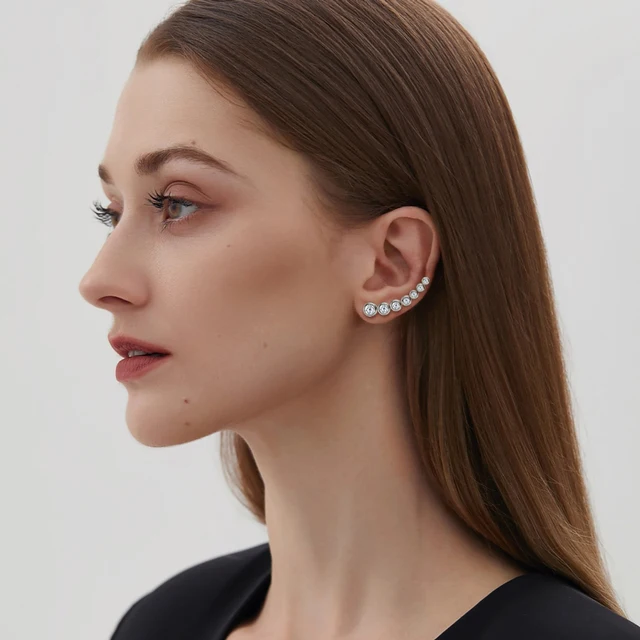 86051-65c57d.jpg Boucles d'oreilles clipsables 7 étoiles en argent sterling 925 avec moissanite ronde D de 0,76 carat, tendance 2026, bijoux pour femme, cadeau de mariage