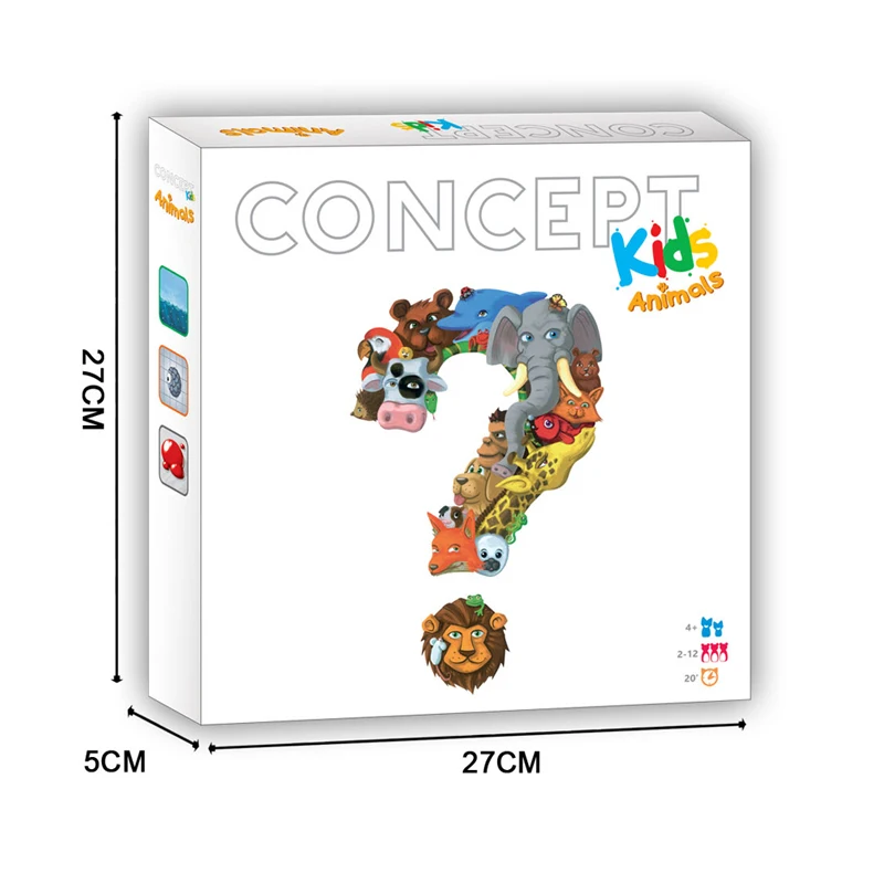 Engage Your Kids with Concept Kids Animal Word Game - a Fun Family Board Game for All Ages 3