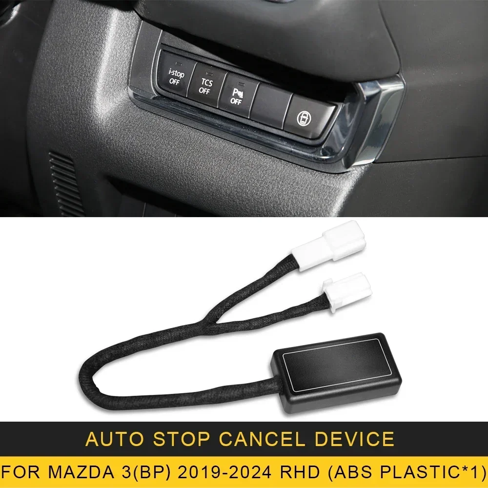 Dispositivo Start Stop Canceller Per Mazda 3 E CX-30 2019-2024, In ABS, Si Installa In Pochi Minuti, Compatibile Presa Originale