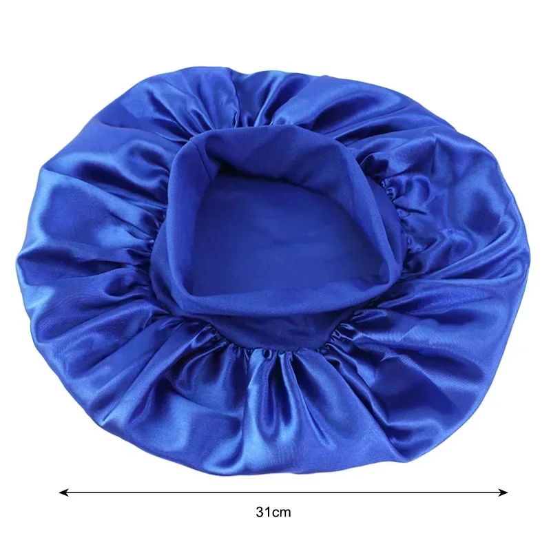Satin Wide-brimmed Nightcap Styling Silk Headband for Sleeping Nightcap with Elasticated Floppy Band Cap Hair Shower Cap 6