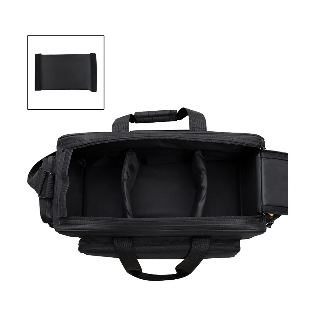 Borsa per fotocamera DSLR e mirrorless con accessori per obiettivi, batterie, cavi, custodia per fotocamera con tracolla regolabile golare 가 - immagine 2