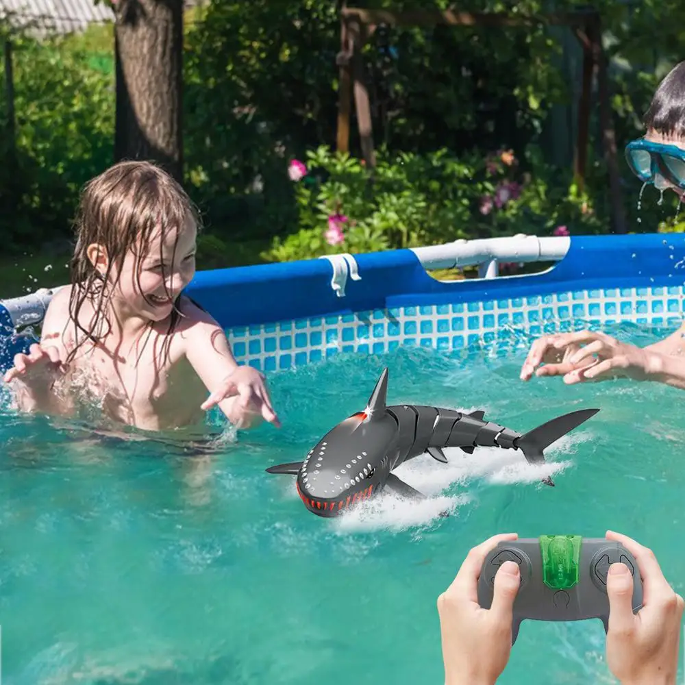 Requin Télécommandé Avec Morsure Réaliste – Rechargeable, Musique, Programmation – Dès 3 Ans
