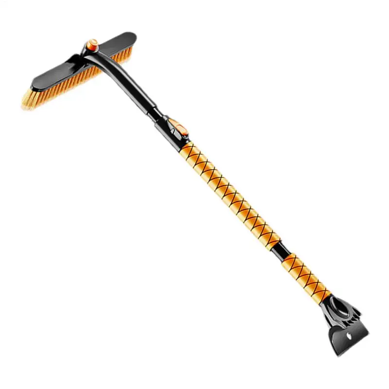 Snow Remover For Cars Cleaning Brush Car Scraper Snow Shovel Window Deicer Ergonomic Grip Remover Car Brush Extendable
