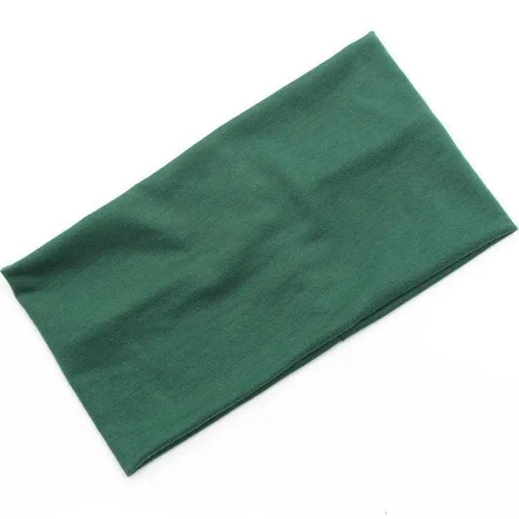 Solide breite elastische Stirnband Yoga Sport Kopfgurt Kopf wickel – Detail 11