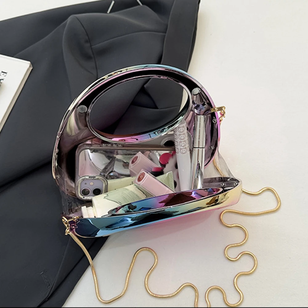 Candy Color Acrylic Clutch Handbags Luxury Designer Bags for Women Clip Cloud Evening Bag Ladies Chains Wedding Crossbody Bags