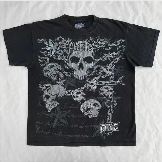 Retro Gothic Short Sleeved T-Shirt 3