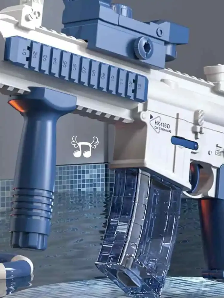M416 Water Gun Electric Full Automatic Large Capacity Pistol Continuous Shooting Toy Summer Beach Outdoor Game for Children 4