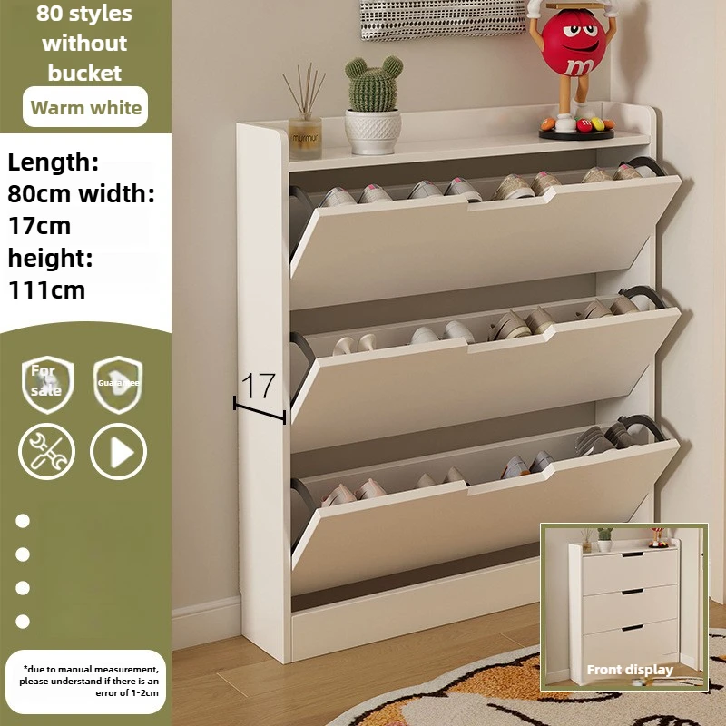 خزانة أحذية على شكل دلو، رف أحذية للدخول الخارجي، شرفة، خزانة مدخل، خزانة تخزين ذات سعة كبيرة لغرفة المعيشة