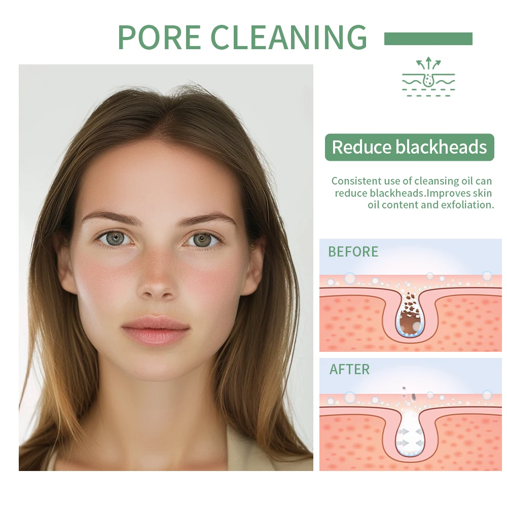Deeply Cleansing Oil Instant Makeup Removal Refreshing Non Irritating Removal Cleansing Oil Sensitive Skin Care 5