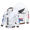Honda Jacket Honda Car Wing HRC Logo Print Racing Biker Jacket Coats Oversized Outdoor Sport Racing Jacket Honda Men's Clothing 1