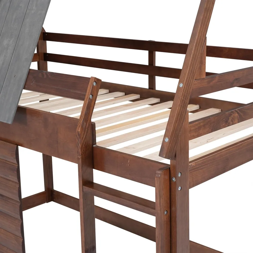 House Bunk Bed Frame 6