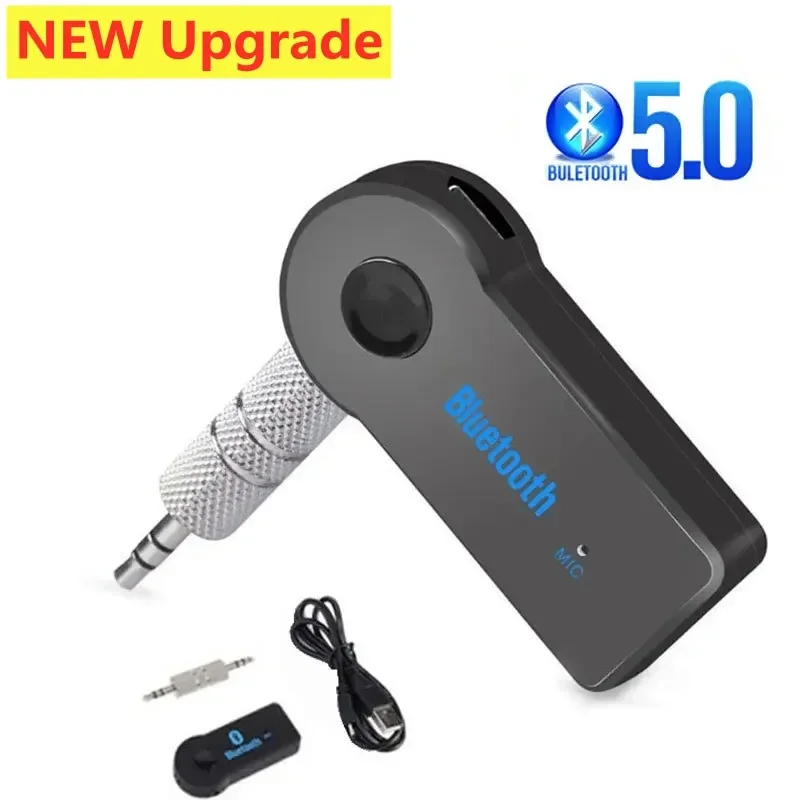 Wireless Bluetooth 5.0 2 in 1 Receiver Transmitter Adapter 3.5mm Jack for Car Music Audio Aux A2dp Headphone Reciever Handsfree