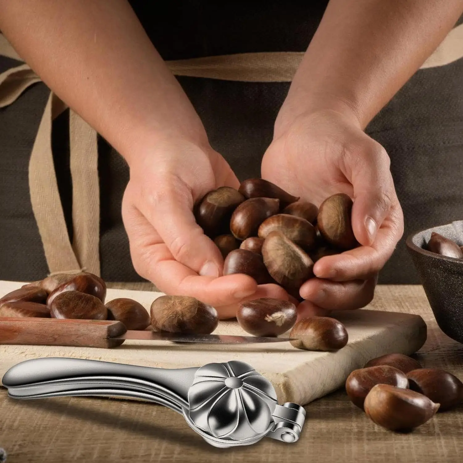 Alipis Pince à Châtaignes En Alliage De Zinc, Coupe