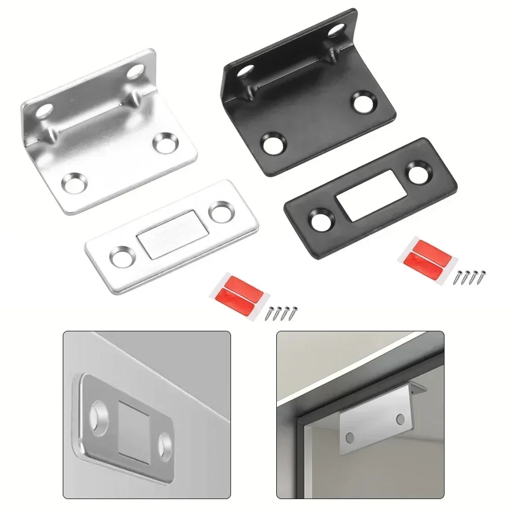 Magnetic Cabinet Catches Door Closer Invisible Magnet Door Suction Ultra-thin Strong Cabinet Furniture Doors Catches Latch magnetic cabinet catches magnetic cabinet latches cabinet door latch