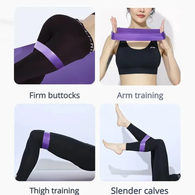 Latex Resistance Circle Mini Mini Fitness Stretch Band Stretch Band Rally Band Strength Training Hip Stretch Circle Rally Band 6
