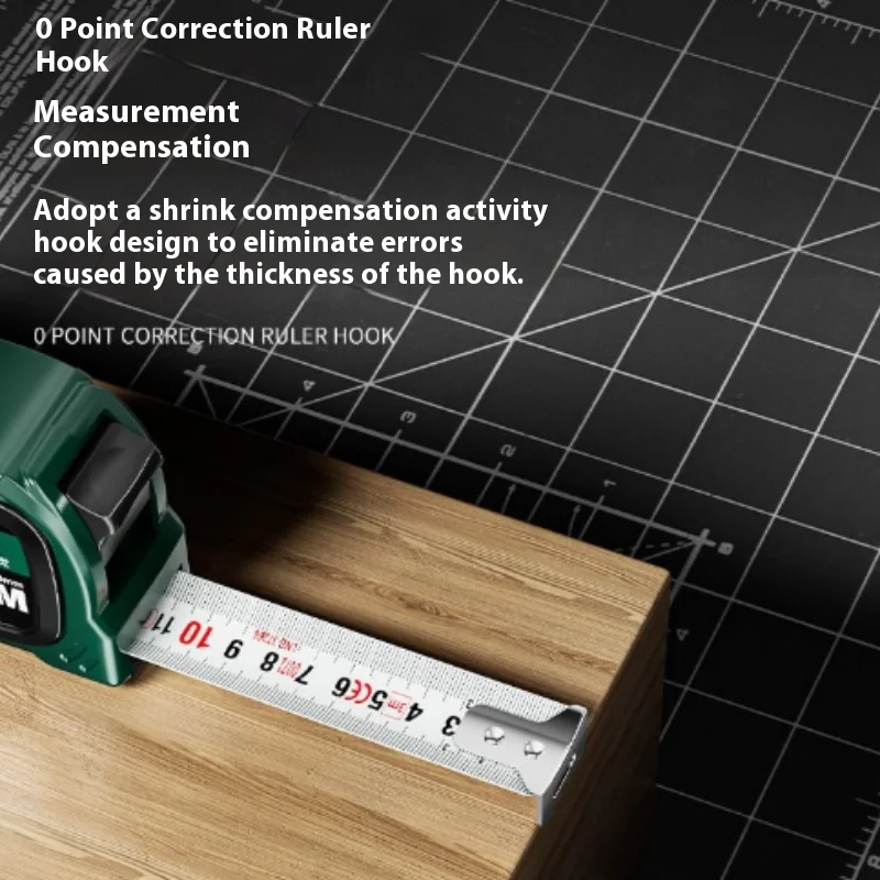 Durable High Precision Wear-resistant Tape Measure - 3 Meter Shock-proof Box Ruler
