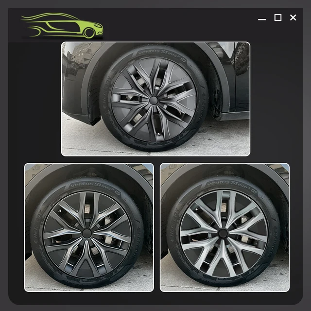 4pcs for Tesla Model Y2020-2024 19 inch Rim Covers