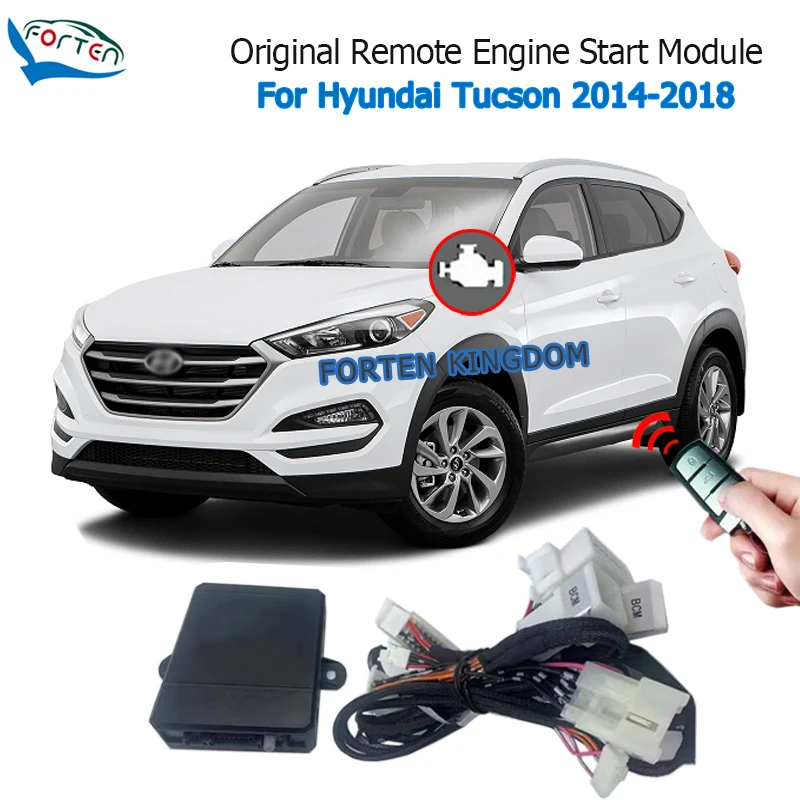 Car Remote Engine Start System Module For Hyundai Tucson 2014 2018 Plug and Play Left Hand Drive