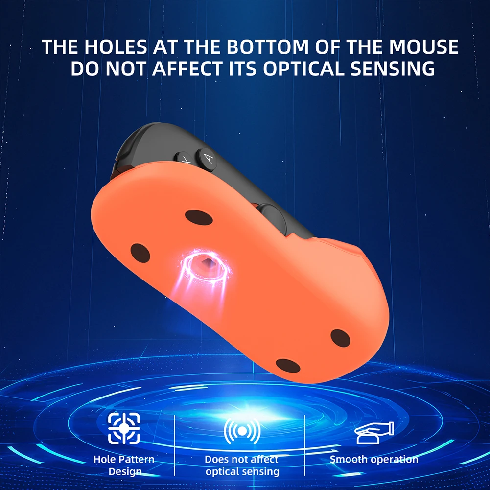 2Pcs Game Controller Mouse Base Ergonomic Left+Right Controller Bracket Stand Holder Wear Resist for NS2 Gmaing Accessories