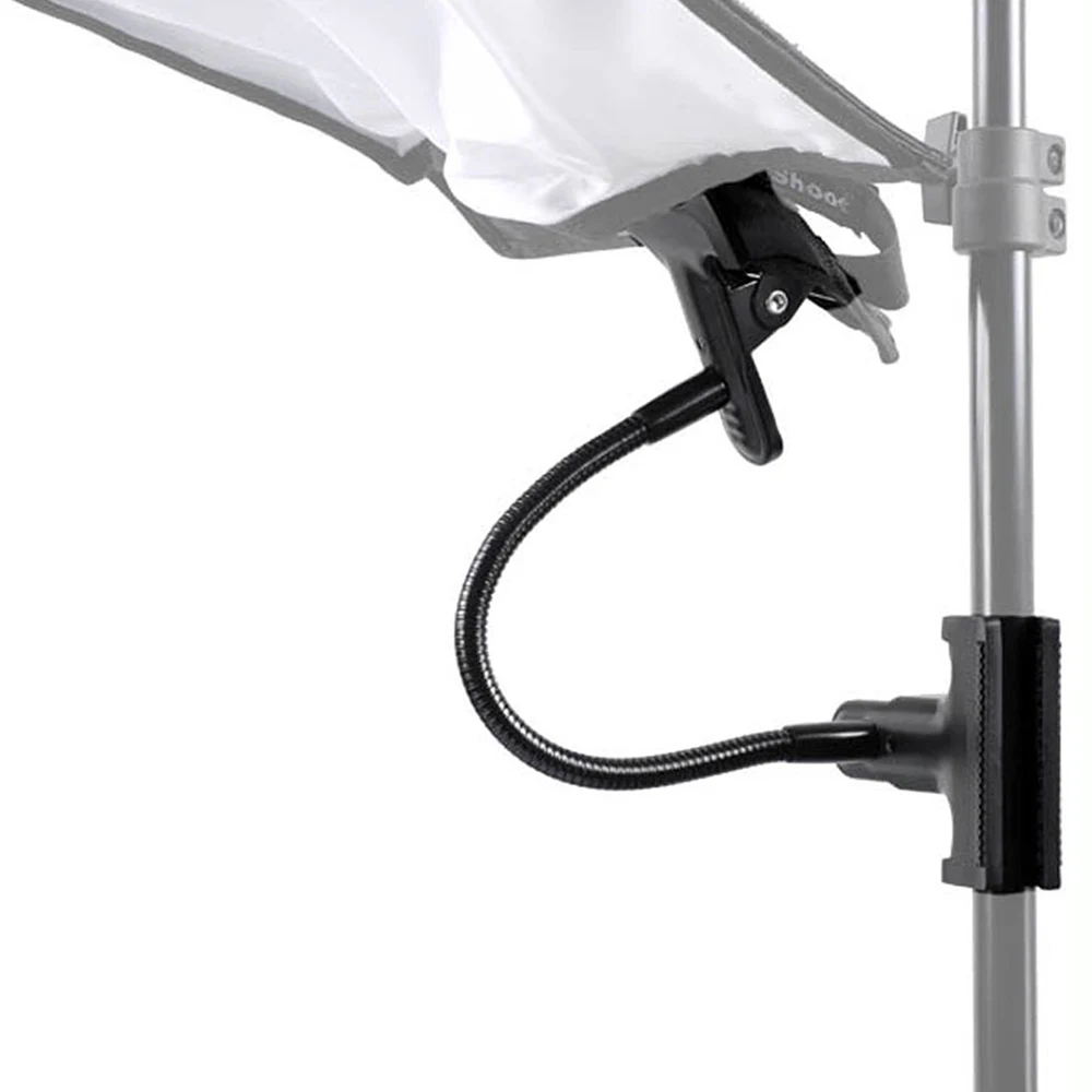 Flexível Gooseneck Iluminação Stand Flash Refletor Braçadeira com Montagem para Photo Studio 21 Polegadas - Image 2