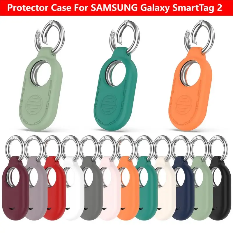 Custodia Protettiva Per Samsung Galaxy Smarttag2 Custodia Per Localizzatore In Silicone Anti-Smarrimento Shell Smarttag 2 Smart Tag Portachiavi Skin P