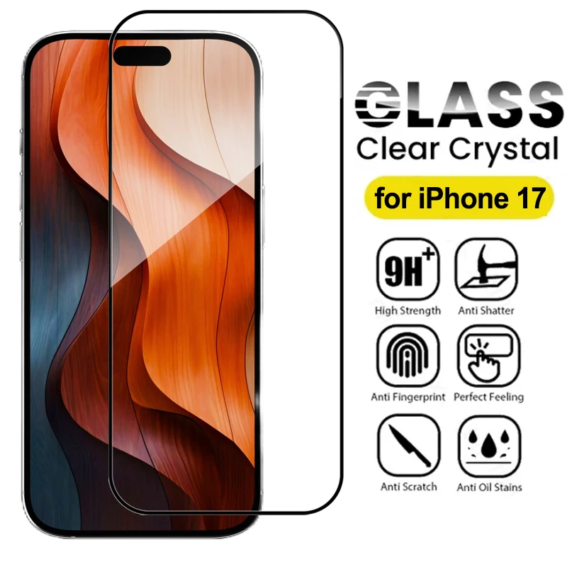 6-in-1 Tempered Glass Screen and Lens Protector with 9H Hardness
